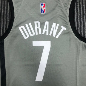 Regata  Brooklyn Nets Edição 75 anos 21/22 Kevin Durant Cinza