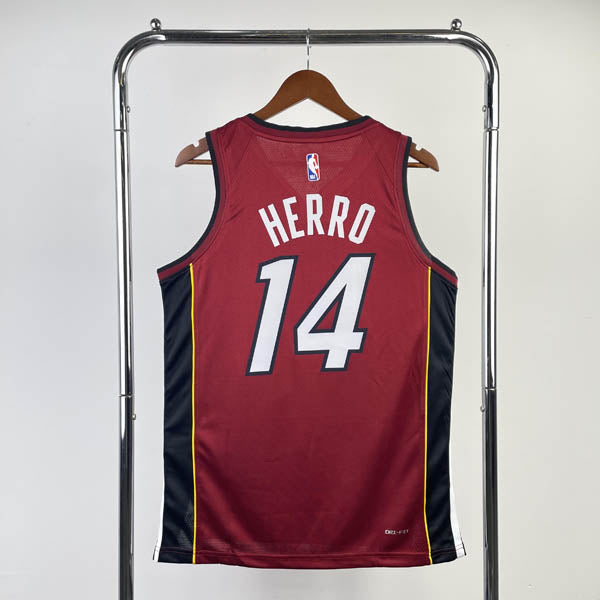 Regata  Miami Heat Statement Edition 23/24 Tyler Herro Vermelha