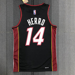Regata  Miami Heat Icon Edição 75 anos Tyler Herro Preta