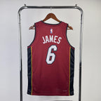 Regata  Miami Heat Statement Edition LeBron James Vermelha