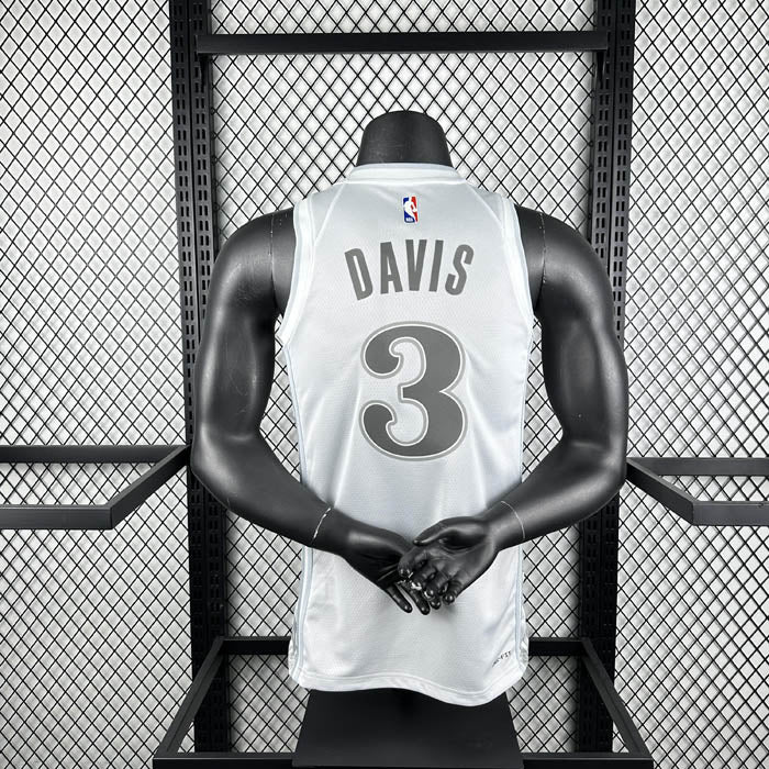 Regata  Dallas Mavericks City Edition 24/25 Anthony Davis Branca