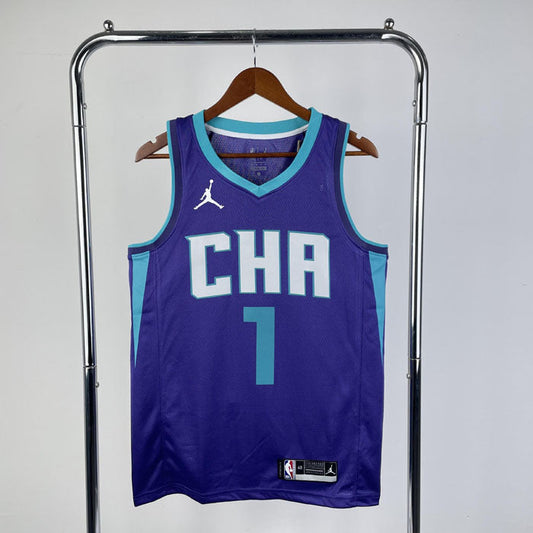Regata  Charlotte Hornets Statement Edition 20/21 LaMelo Ball Roxa