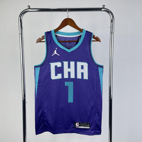 Regata  Charlotte Hornets Statement Edition 20/21 LaMelo Ball Roxa