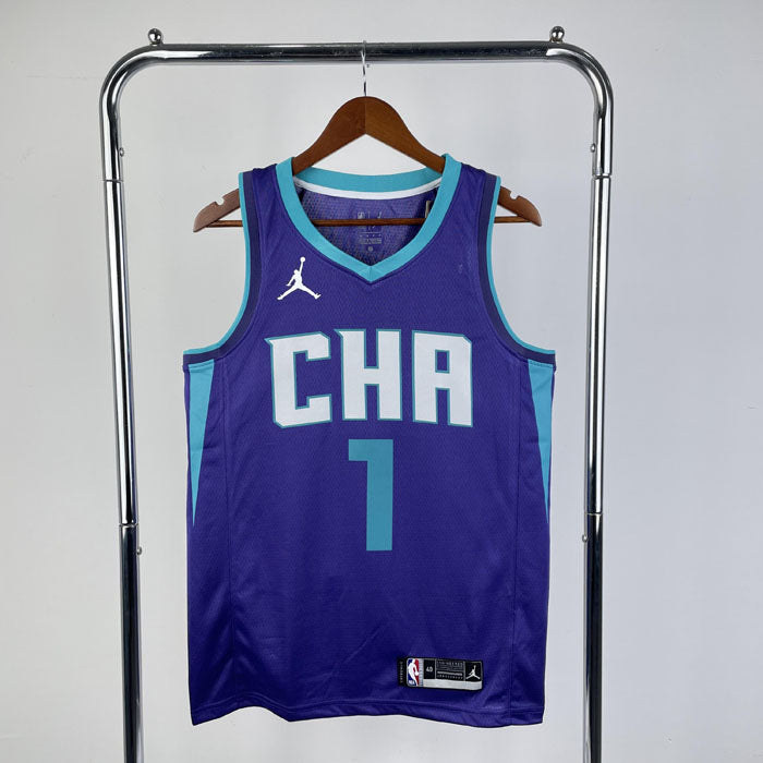 Regata  Charlotte Hornets Statement Edition 20/21 LaMelo Ball Roxa