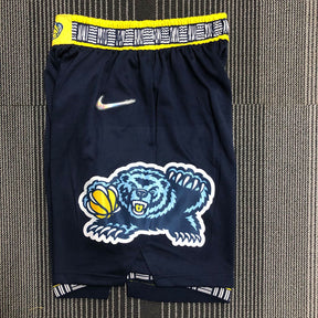 Short  Memphis Grizzlies Icon Edição 75 anos 21/22 Azul Escuro