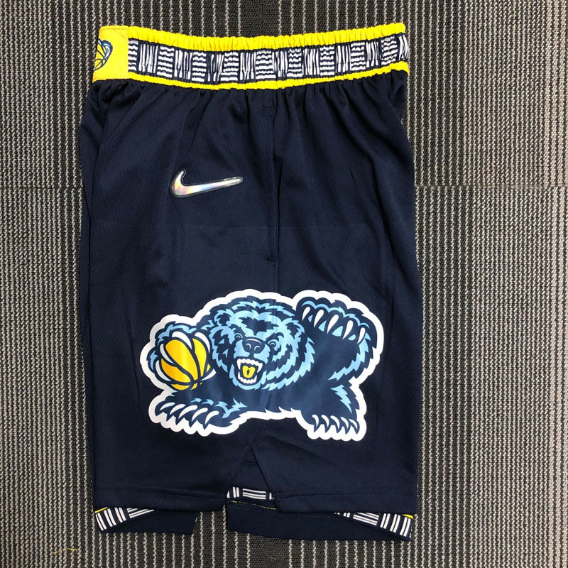 Short  Memphis Grizzlies Icon Edição 75 anos 21/22 Azul Escuro