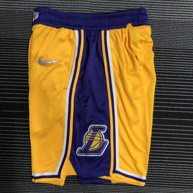 Short  Los Angeles Lakers Icon Edição 75 anos 21/22 Amarelo