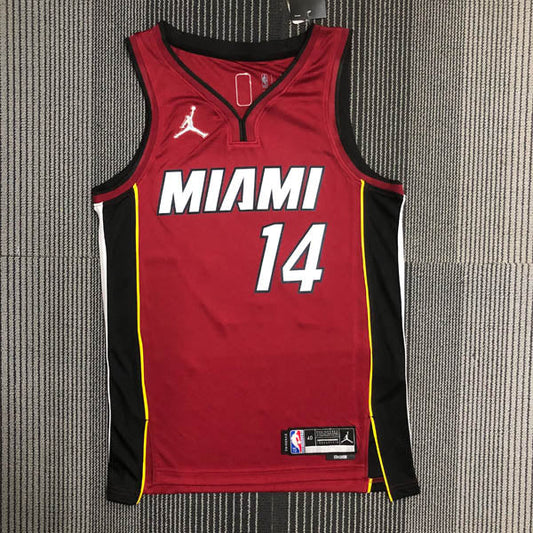 Regata  Miami Heat Statement Edição 75 anos Tyler Herro Vermelha