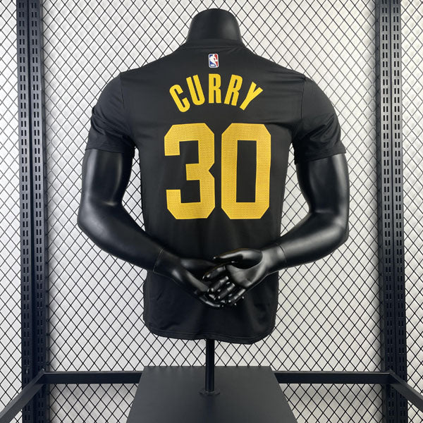 Camiseta  Golden State Warriors Stephen Curry DRI-FIT Preta