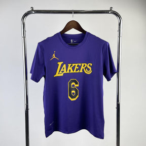 Camiseta  Los Angeles Lakers LeBron James 6 DRI-FIT Roxa