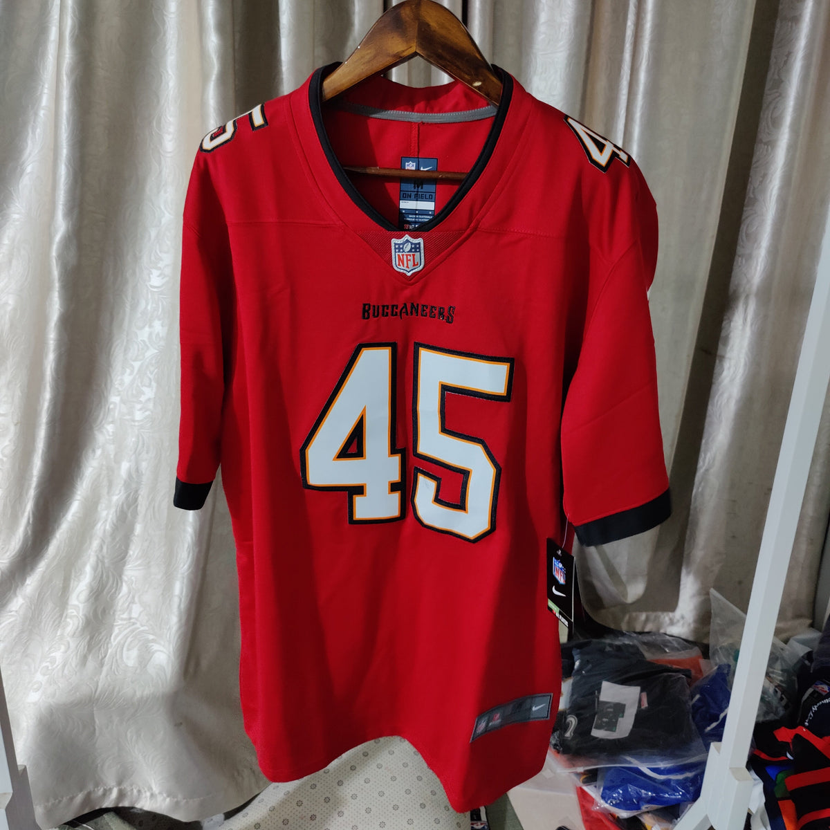 Camisa  Tampa Bay Buccaneers Vapor Limited Vermelha