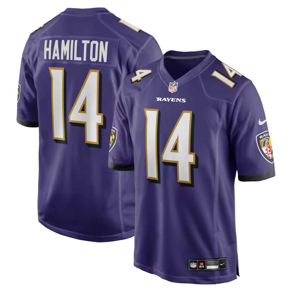 Camisa NFL Baltimore Ravens Vapor F.U.S.E. Limited Roxa
