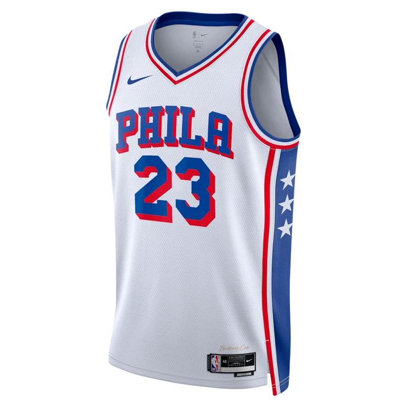 Regata Philadelphia 76ers Association Edition 26/27 Lebron James Branca