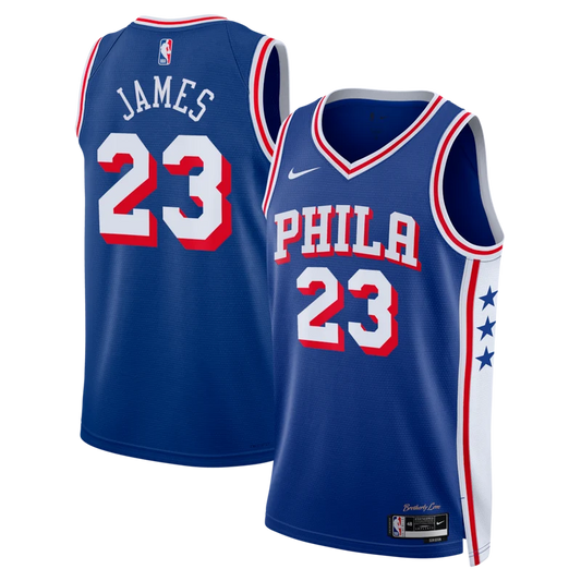 Regata Philadelphia 76ers Icon Edition 26/27 Lebron James Azul