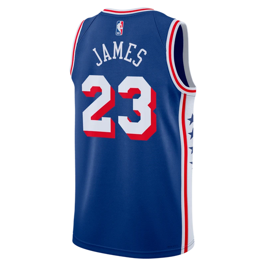 Regata Philadelphia 76ers Icon Edition 26/27 Lebron James Azul