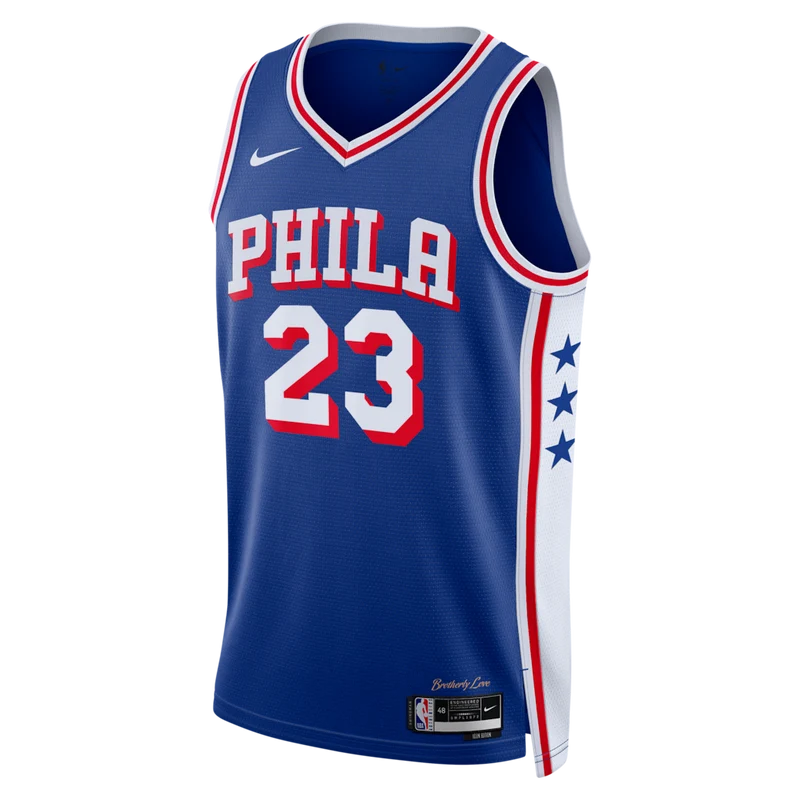 Regata Philadelphia 76ers Icon Edition 26/27 Lebron James Azul