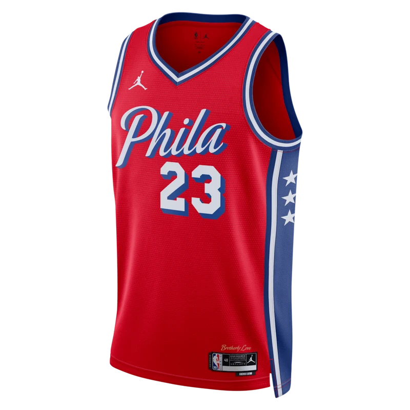 Regata Philadelphia 76ers Statement Edition 26/27 Lebron James Vermelha