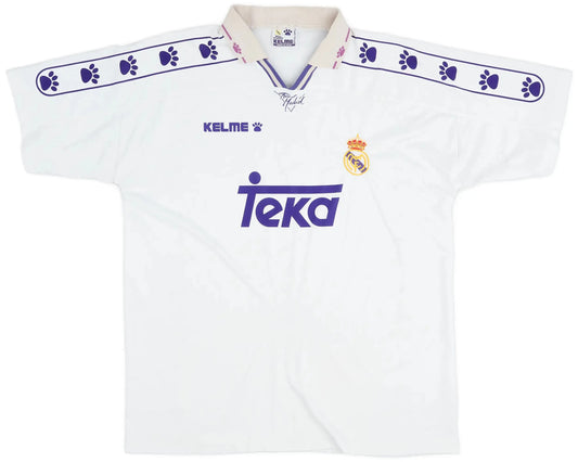 Camisa Real Madrid I 1994/1996 Retrô Branca Masculina