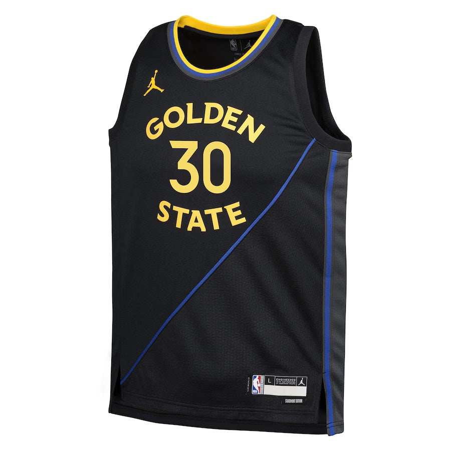 Regata Infantil Golden State Warriors Statement 24/25 Stephen Curry Preta
