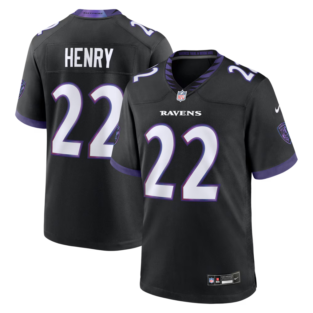 Camisa NFL Baltimore Ravens 2026 F.U.S.E Limited Preta