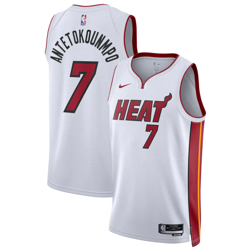 Regata Miami Heat Association Edition 26/27 Giannis Antetokounmpo Branca