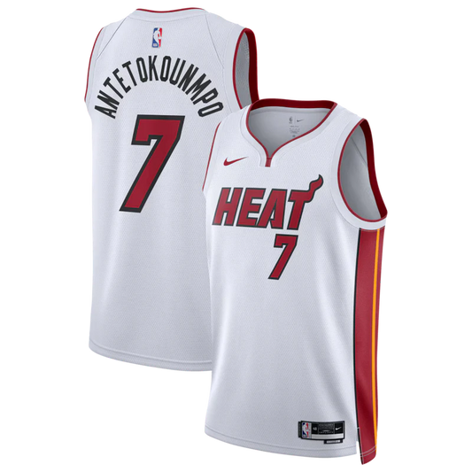 Regata Miami Heat Association Edition 26/27 Giannis Antetokounmpo Branca