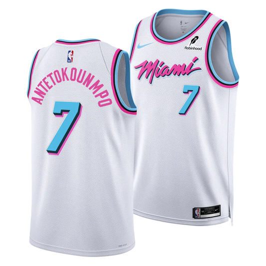Regata Miami Heat Vice Edition Giannis Antetokounmpo