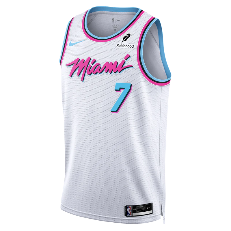 Regata Miami Heat Vice Edition Giannis Antetokounmpo