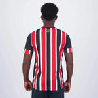 Camisa São Paulo II 24/25 com Patch Campeão Copa do Brasil 2023 Vermelho e Branco Masculina