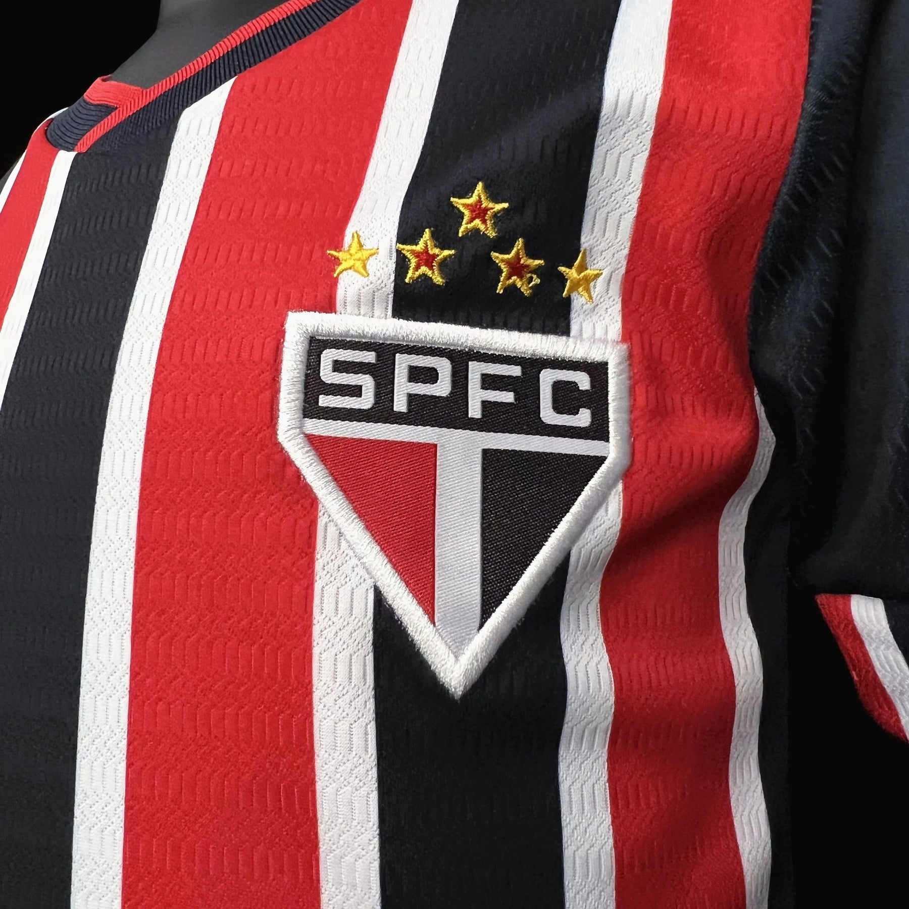 Conjunto Infantil São Paulo II 24/25 Vermelho e Preto