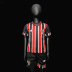 Conjunto Infantil São Paulo II 24/25 Vermelho e Preto