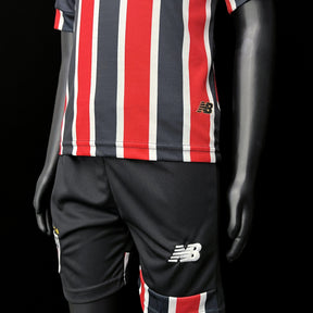 Conjunto Infantil São Paulo II 24/25 Vermelho e Preto