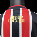 Conjunto Infantil São Paulo II 24/25 Vermelho e Preto