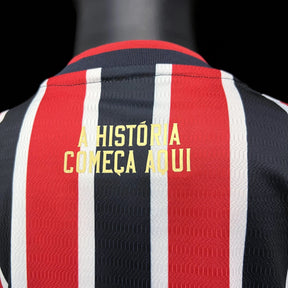Conjunto Infantil São Paulo II 24/25 Vermelho e Preto