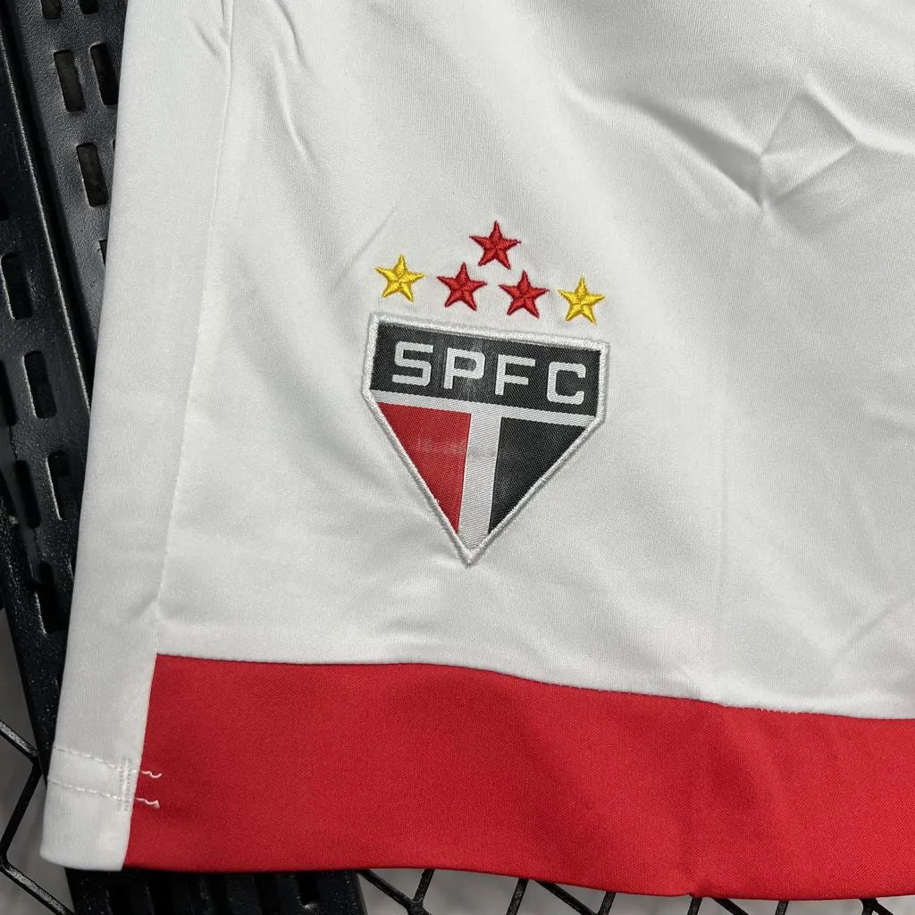 Short São Paulo I 24/25 Branco Masculino