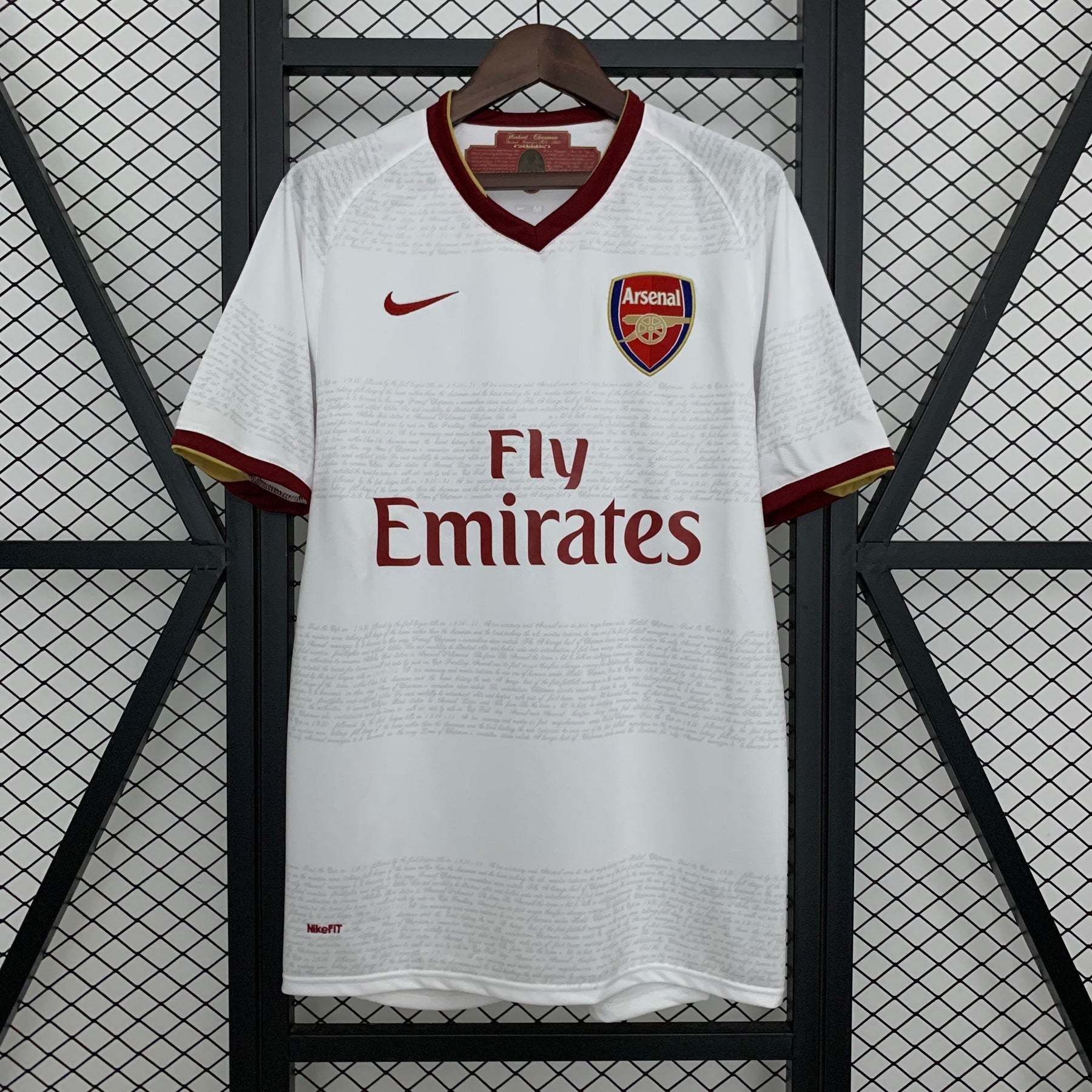 Camisa Arsenal II 2007/2008 Retrô Branca