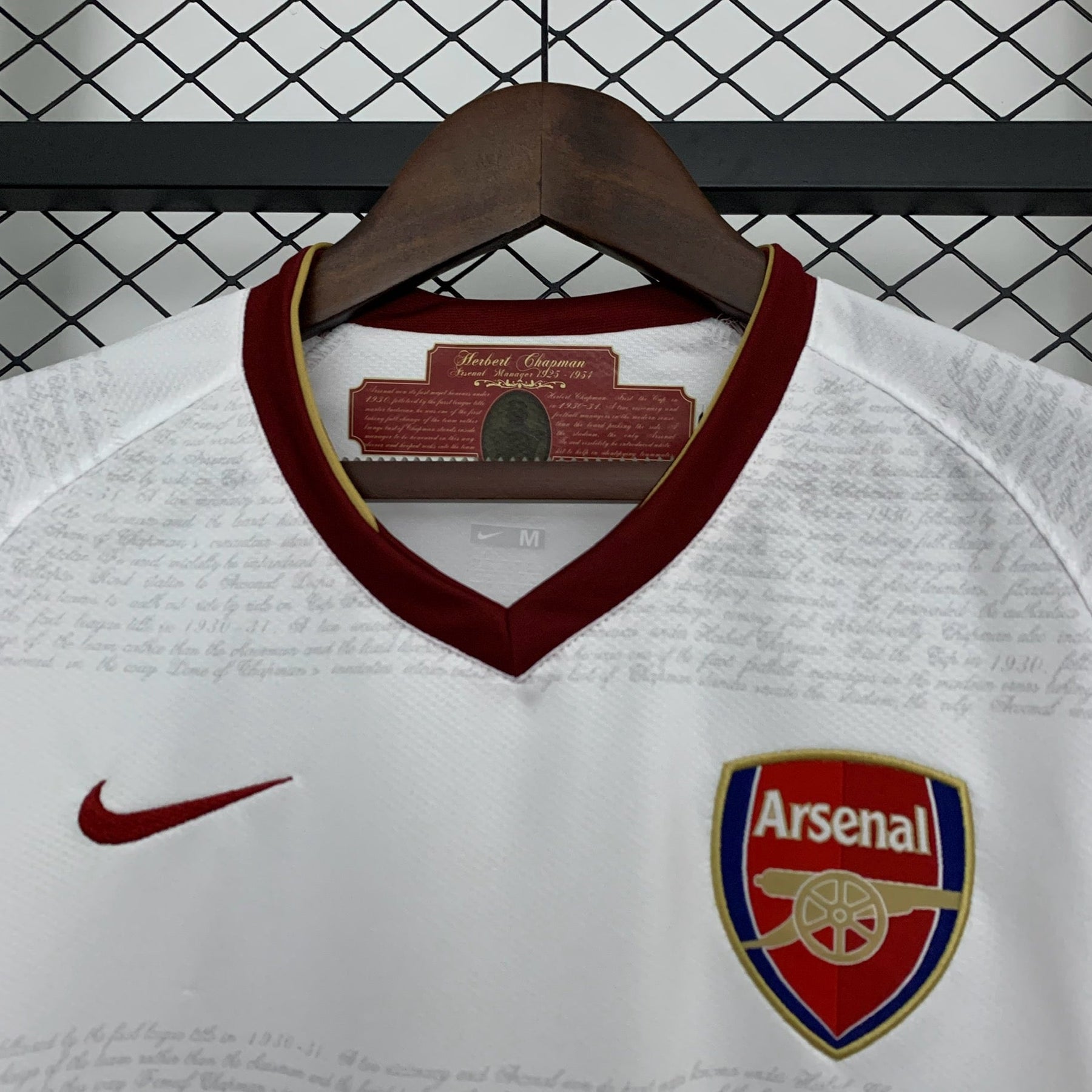 Camisa Arsenal II 2007/2008 Retrô Branca
