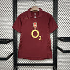 Camisa Arsenal I 2005/2006 Retrô Grená