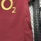 Camisa Arsenal I 2005/2006 Retrô Grená