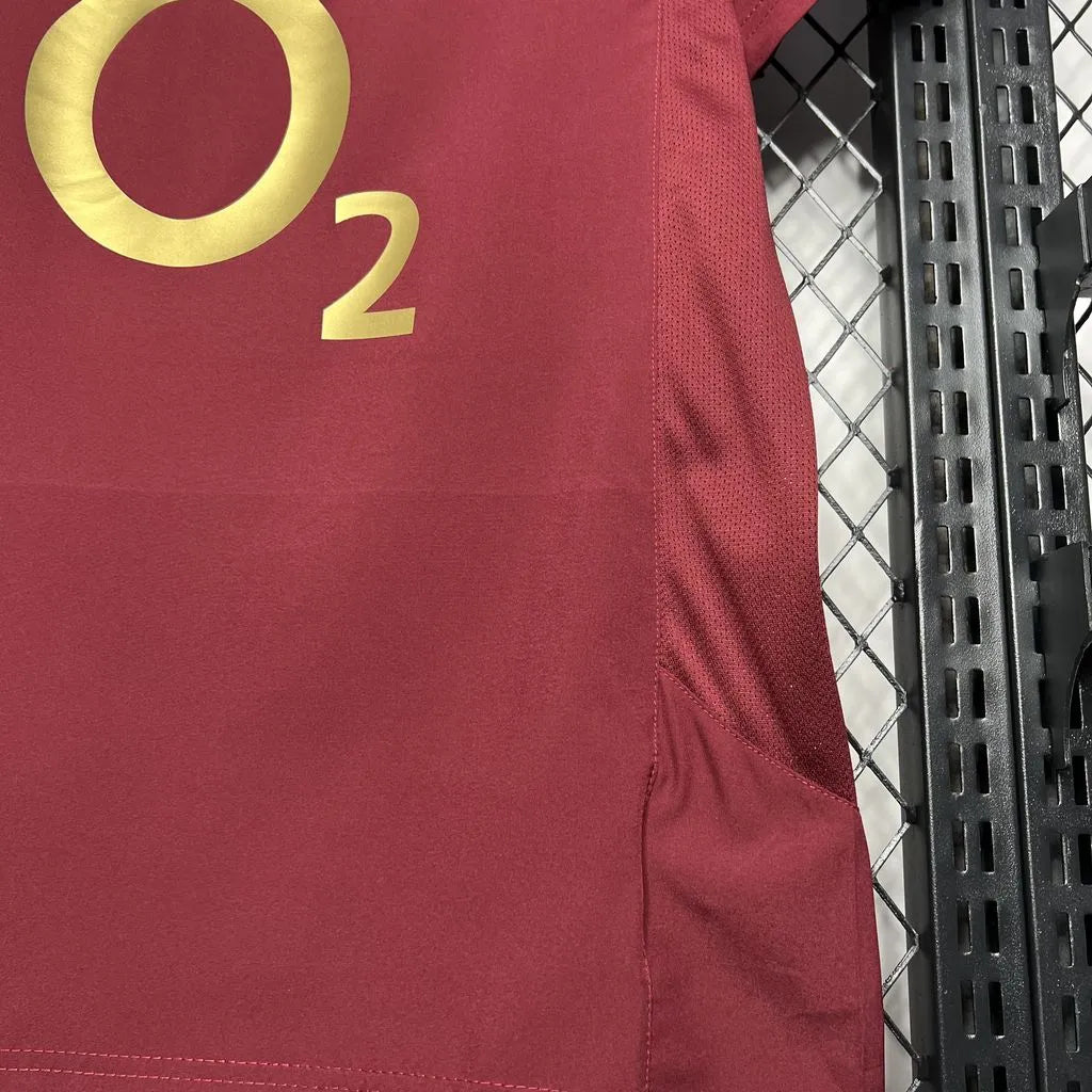 Camisa Arsenal I 2005/2006 Retrô Grená