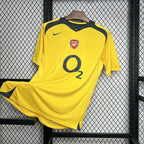 Camisa Arsenal II 2005/2006 Retrô Amarela