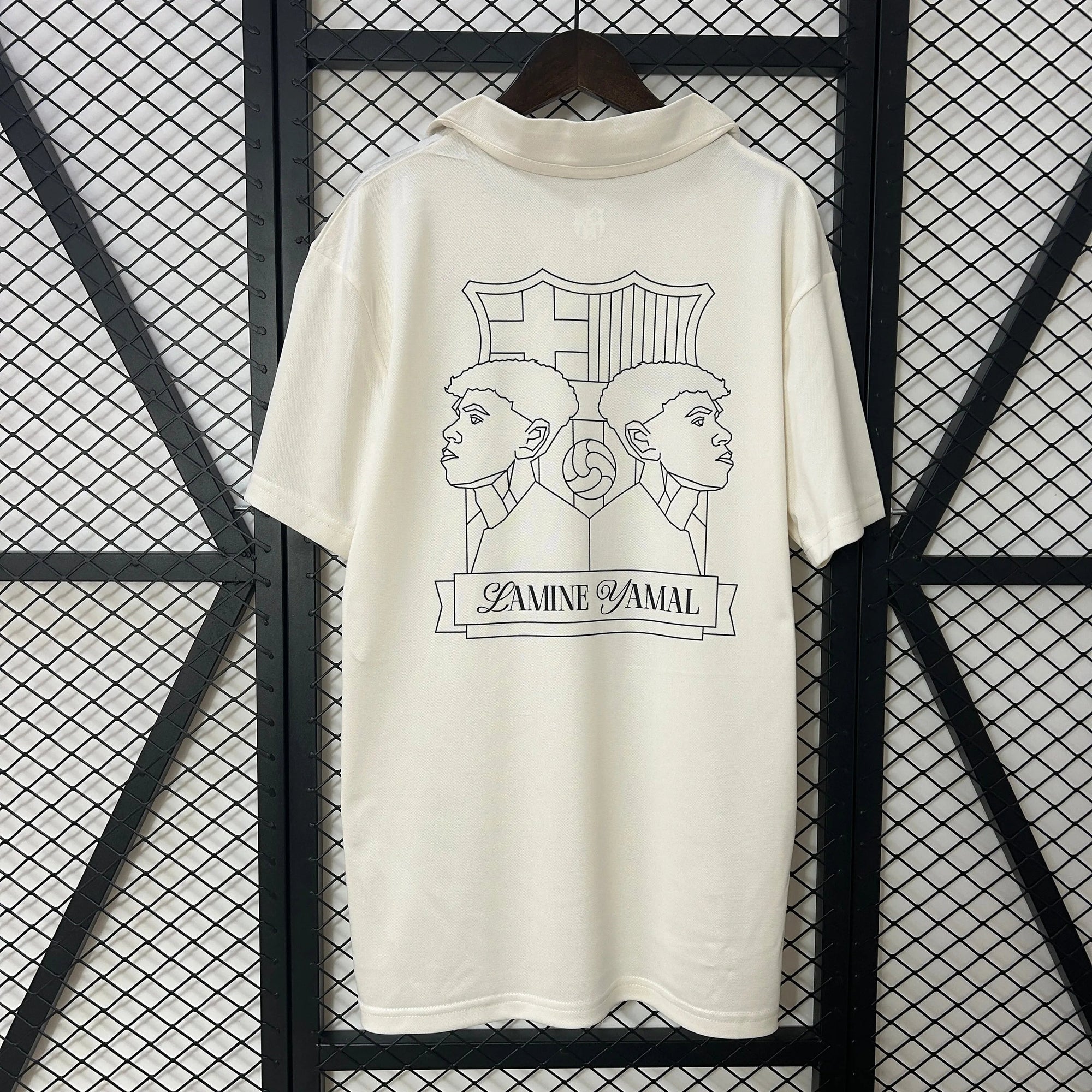 Camisa Barcelona Edição Especial Lamine Yamal 304 Branca