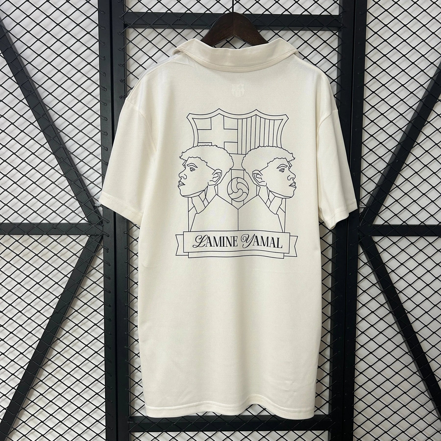 Camisa Barcelona Edição Especial Lamine Yamal 304 Branca