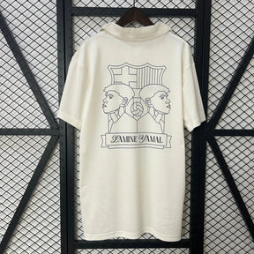 Camisa Barcelona Edição Especial Lamine Yamal 304 Branca