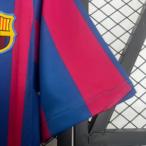 Camisa Barcelona I 2005-2006 Retrô Vermelha/Azul