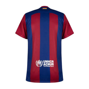 Camisa Barcelona I 23/24 Edição Especial Rolling Stones Vermelha e Azul Masculina