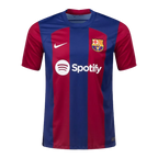 Camisa Barcelona I 23/24 Vermelha e Azul Masculina
