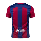 Camisa Barcelona I 23/24 Vermelha e Azul Masculina