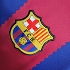Camisa Barcelona I 23/24 Vermelha e Azul Masculina