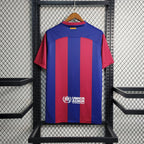 Camisa Barcelona I 23/24 Vermelha e Azul Masculina